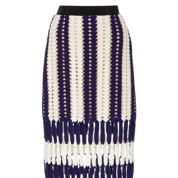 Self-Portrait Dresses & Skirts - Self portrait crochet skirt